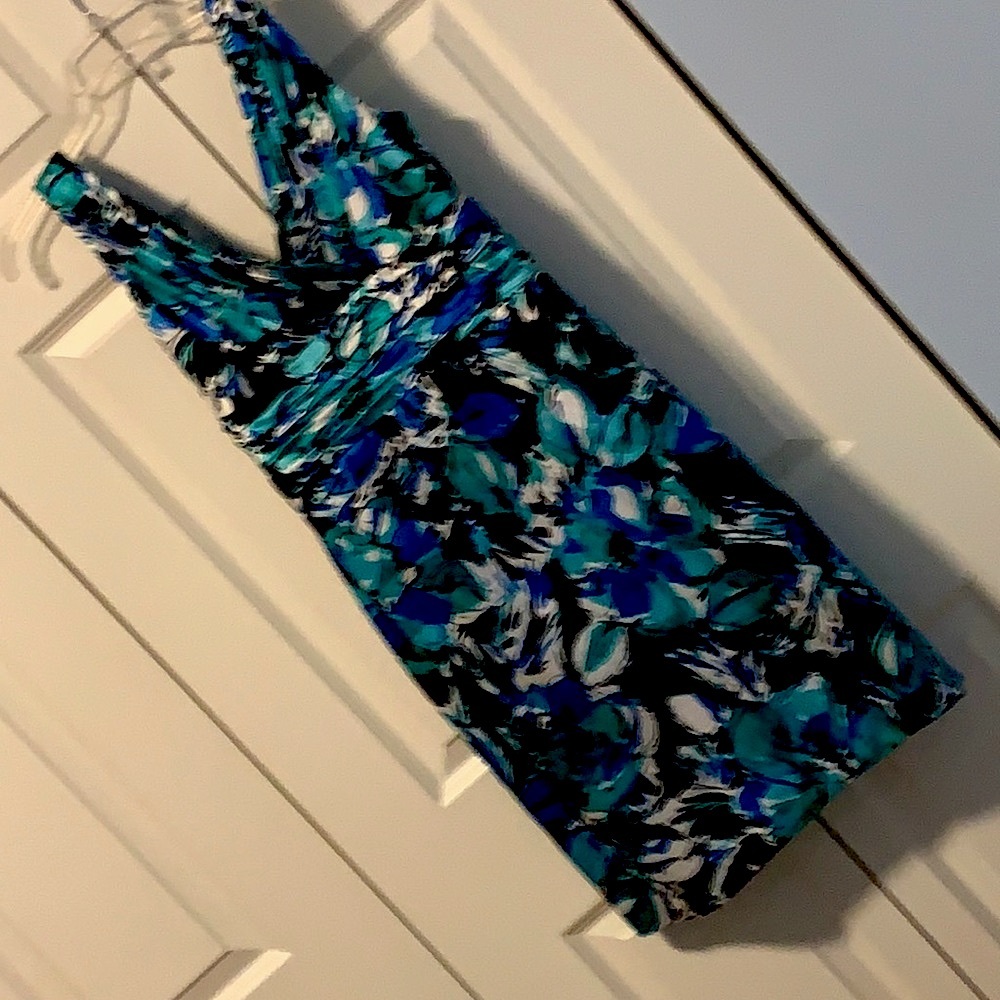 Evan-Picone sleeveless cocktail dress